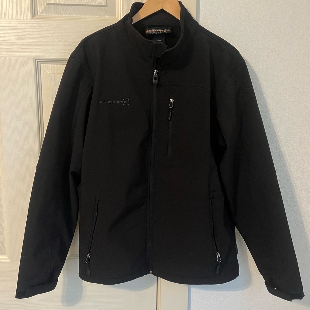 Free Country Black Softshell Jacket